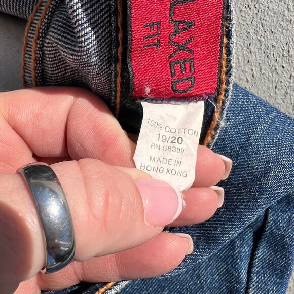 Vintage 90s Lawman high rise bareback concho detail cowgirl western mom jeans - Picture 4 of 5